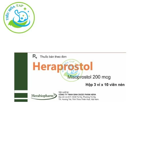 Heraprostol 200mcg - 50 gói x 10ml